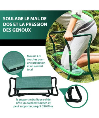 Siège de Jardin et Agenouilloir Polyvalent Comparez plus de prix