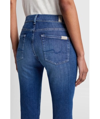 Jean Seven Bootcut Slim Illusion Santa Monica Bleu Moyen les ligaments