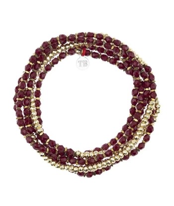 Bracelet/Collier Têtes Blondes Caroline Rouge Cerise 2 - 3 jours ouvrés.