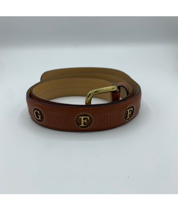 Ceinture cuir Gian Franco Ferré à détails dorés 50-70% off 