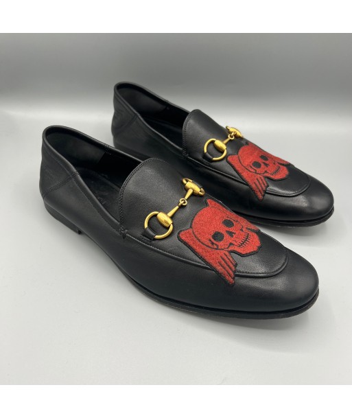 Mocassins Gucci brodés pas chere