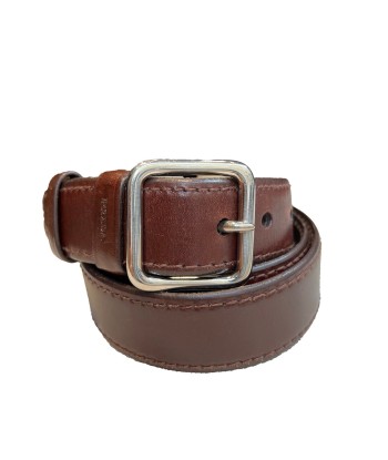 Ceinture en cuir Prada bordeaux en stock