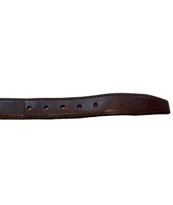 Ceinture en cuir Prada bordeaux en stock