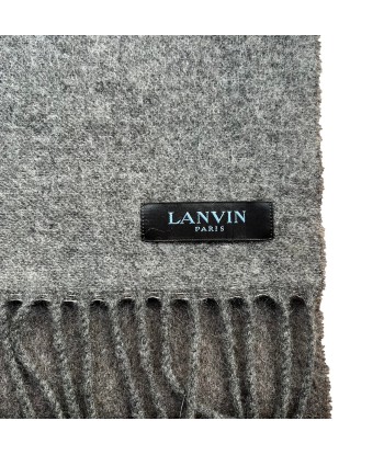 Écharpe uni grise bicolore Lanvin 50-70% off 