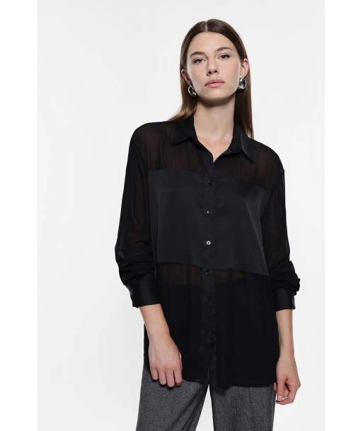 Chemise Imperial Transparente Nero outlet