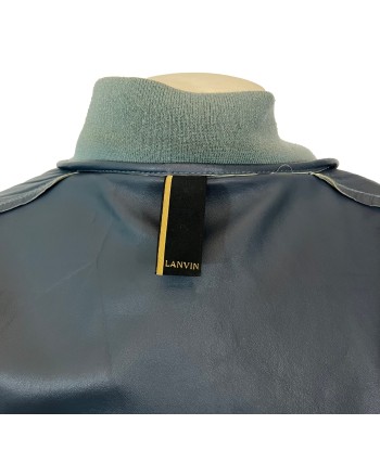 Blouson bleu en daim Lanvin français