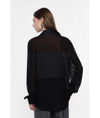 Chemise Imperial Transparente Nero outlet