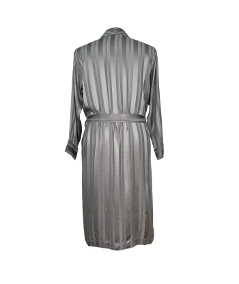 Peignoir en soie gris online