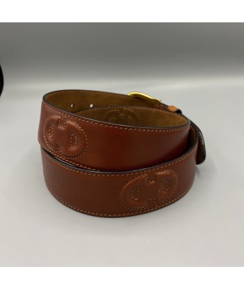 Ceinture vintage marron Céline Véritable concentré