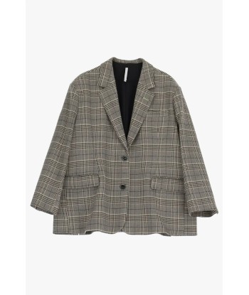 Blazer Oversize Imperial Carreaux Grigio/Beige acheter en ligne