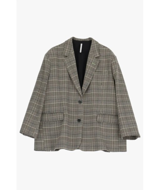 Blazer Oversize Imperial Carreaux Grigio/Beige acheter en ligne