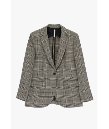 Blazer Imperial un bouton Carreaux Grigio/Beige online