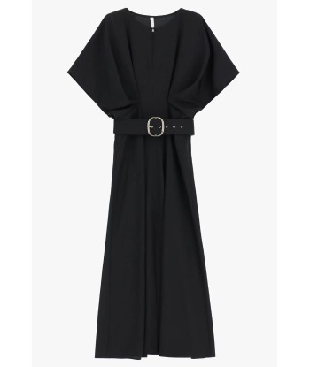 Robe longue Imperial ceinturée Nero solde