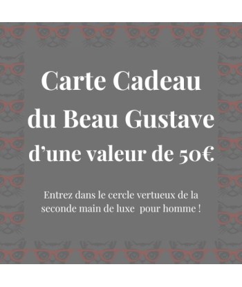 Carte Cadeaux du Beau Gustave acheter en ligne