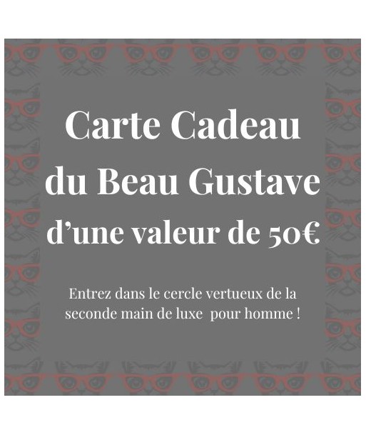 Carte Cadeaux du Beau Gustave acheter en ligne