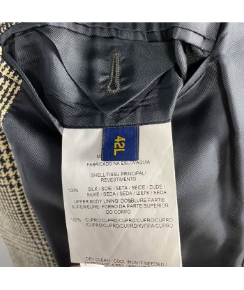 Veste Prince de Galles en soie Polo Ralph Lauren pas cher chine