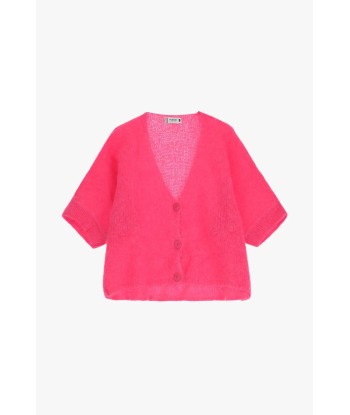 Pull manches courtes boutonné Please Rosa Shocking Toutes les collections ici