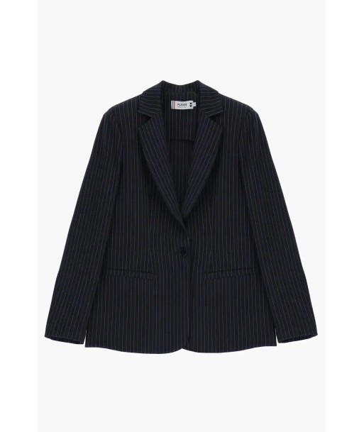 Blazer Please un bouton Rayures Blu votre