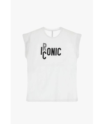 T-shirt Imperial "Iconic/Ironic" Bianco de l' environnement