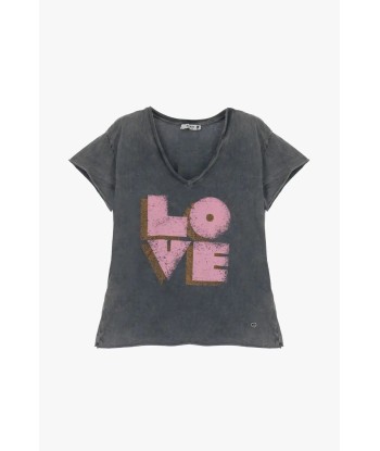 T-shirt Please "Love" Nero 2 - 3 jours ouvrés.