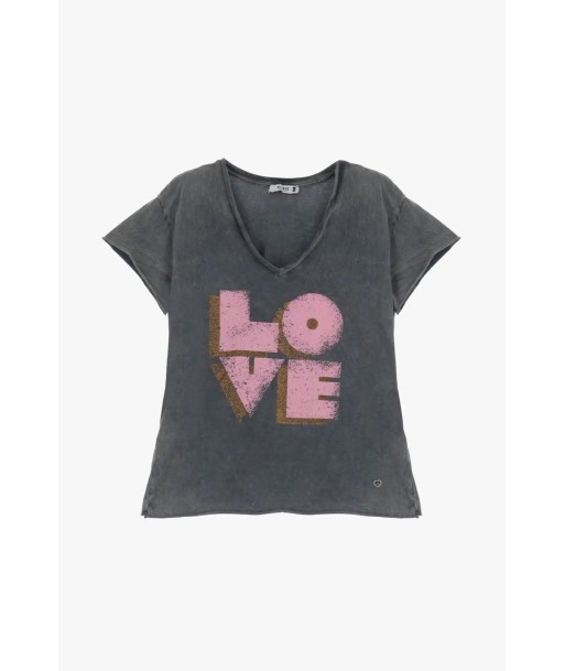 T-shirt Please "Love" Nero 2 - 3 jours ouvrés.