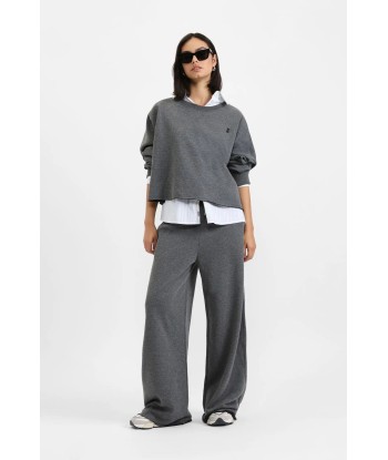 Pantalon Palazzo Please Grigio Antracite En savoir plus