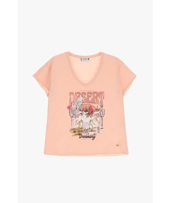 T-shirt Please "Desert" Peach Whip offre 