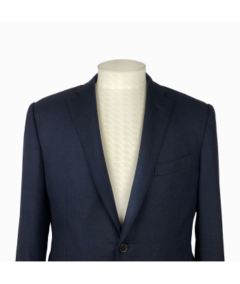 Costume bleu marine grains de caviar Corneliani chez Cornerstreet bien 