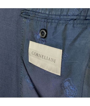 Costume bleu marine grains de caviar Corneliani chez Cornerstreet bien 