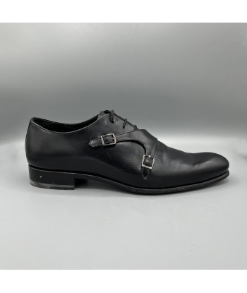 Derbies noires à doubles boucles Smalto les ctes