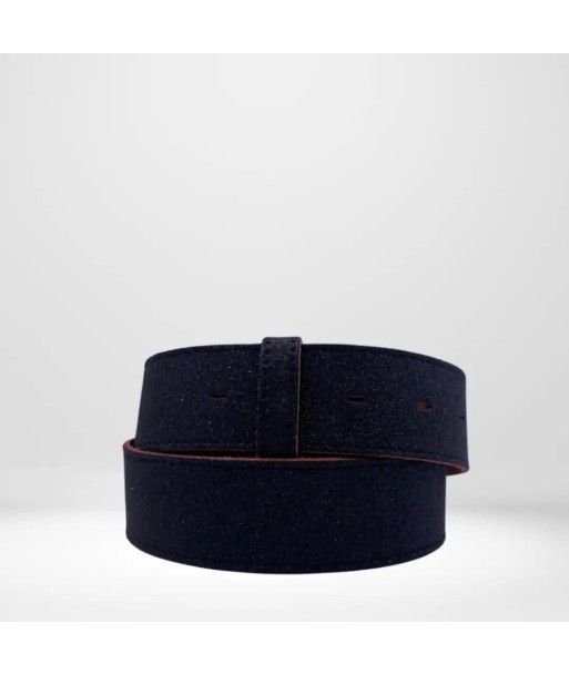 Ceinture Yolète Cuir Glity "Paillettes" Blue Jusqu'à 80% De Réduction