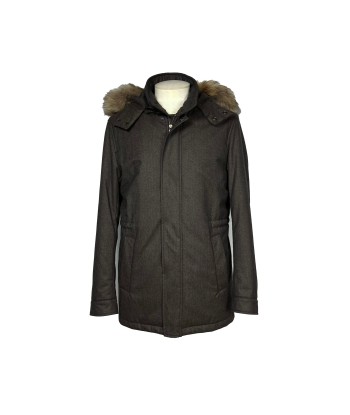 Parka courte taupe Canali shop