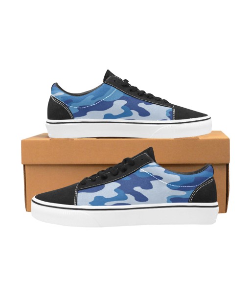 Chaussures Skate Basses Homme Camo Bleu les muscles