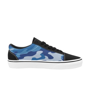 Chaussures Skate Basses Homme Camo Bleu les muscles