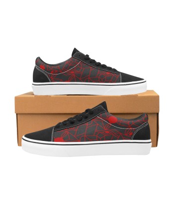 Chaussures Skate Homme Basses Cubisme Rouge store