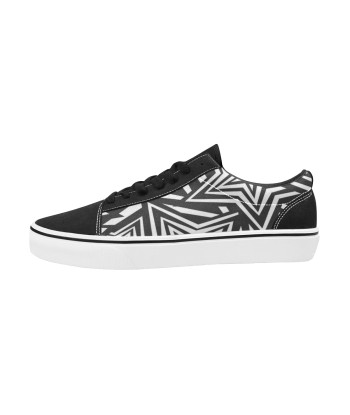 Chaussures Skate Basses Hommes Motifs Geometriques pas cher 