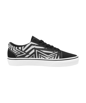 Chaussures Skate Basses Hommes Motifs Geometriques pas cher 