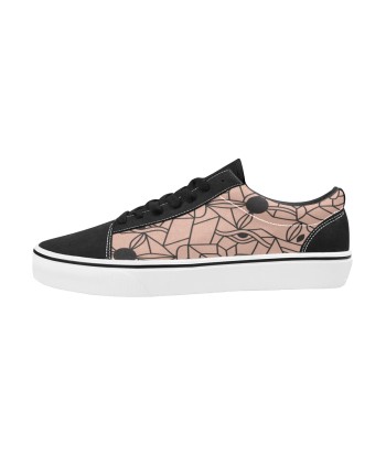 Chaussures Femme Basses Cubisme Pink Black JUSQU'A -70%! 