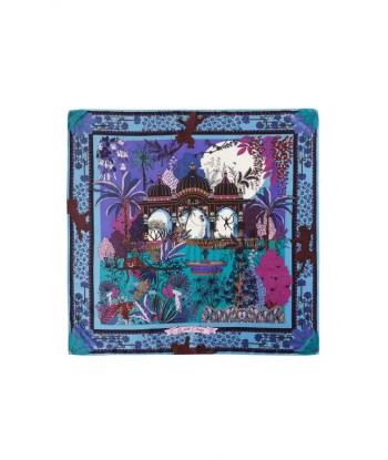 MEDIUM Foulard Wild Amber Palace Bleu Profitez des Offres !