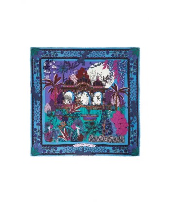 BIG Foulard Wild Amber Palace Bleu Livraison rapide