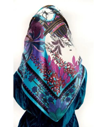 MEDIUM Foulard Wild Amber Palace Bleu Profitez des Offres !