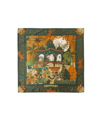 MEDIUM Foulard Wild Amber Palace Vert pas cher 