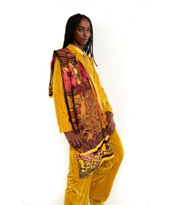 BIG Foulard Wild Amber Palace Ocre Par le système avancé 