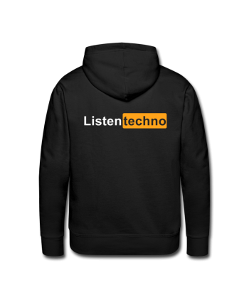 Sweat à capuche Listen Techno s'inspire de l'anatomie humaine