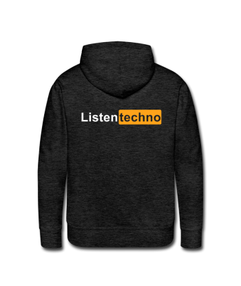 Sweat à capuche Listen Techno s'inspire de l'anatomie humaine