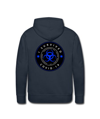 Sweat à capuche I Survived Covid19 Blue Edition sélection de produits