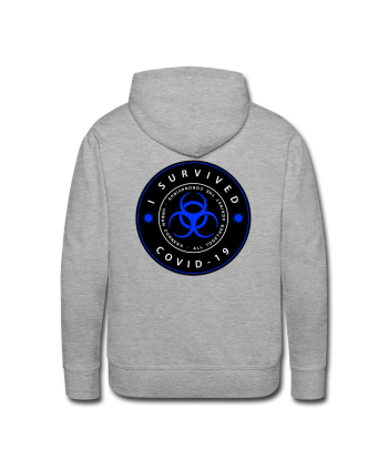 Sweat à capuche I Survived Covid19 Blue Edition sélection de produits