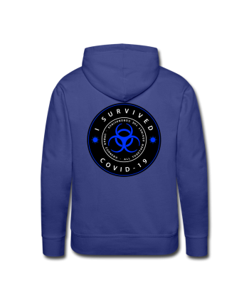 Sweat à capuche I Survived Covid19 Blue Edition sélection de produits