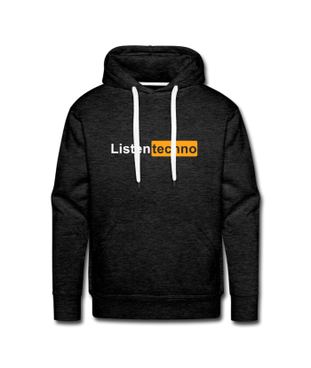 Sweat-shirt à capuche Hoodie Listen Techno l'évolution des habitudes 