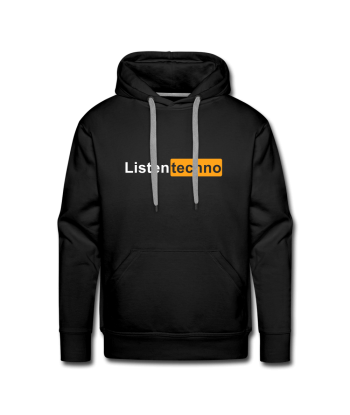 Sweat-shirt à capuche Hoodie Listen Techno l'évolution des habitudes 